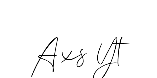 You can use this online signature creator to create a handwritten signature for the name Axs Yt. This is the best online autograph maker. Axs Yt signature style 2 images and pictures png