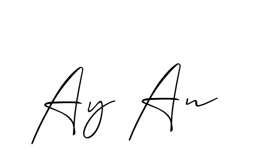 Check out images of Autograph of Ay An name. Actor Ay An Signature Style. Allison_Script is a professional sign style online. Ay An signature style 2 images and pictures png