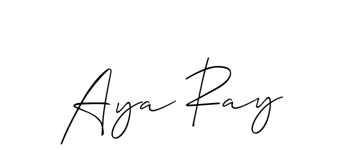 See photos of Aya Ray official signature by Spectra . Check more albums & portfolios. Read reviews & check more about Allison_Script font. Aya Ray signature style 2 images and pictures png