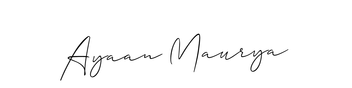 Make a beautiful signature design for name Ayaan Maurya. Use this online signature maker to create a handwritten signature for free. Ayaan Maurya signature style 2 images and pictures png