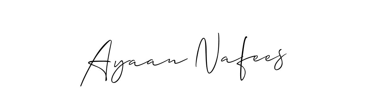 Make a beautiful signature design for name Ayaan Nafees. Use this online signature maker to create a handwritten signature for free. Ayaan Nafees signature style 2 images and pictures png