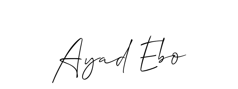 Once you've used our free online signature maker to create your best signature Allison_Script style, it's time to enjoy all of the benefits that Ayad Ebo name signing documents. Ayad Ebo signature style 2 images and pictures png