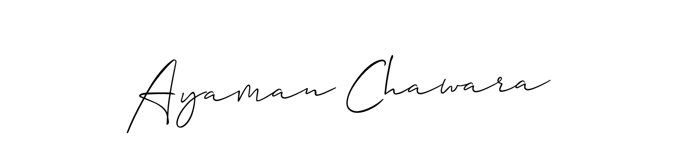 Best and Professional Signature Style for Ayaman Chawara. Allison_Script Best Signature Style Collection. Ayaman Chawara signature style 2 images and pictures png