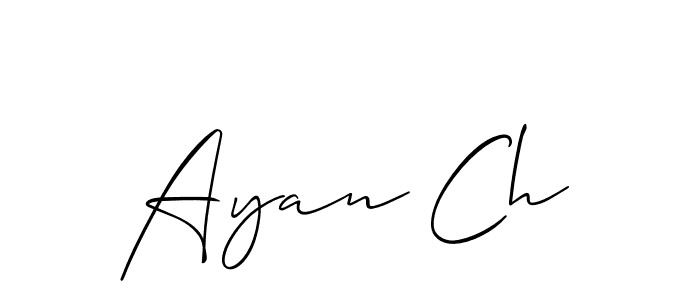 Once you've used our free online signature maker to create your best signature Allison_Script style, it's time to enjoy all of the benefits that Ayan Ch name signing documents. Ayan Ch signature style 2 images and pictures png