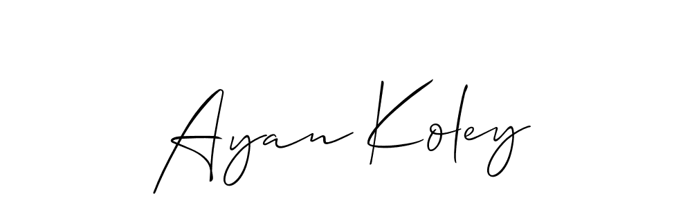 Here are the top 10 professional signature styles for the name Ayan Koley. These are the best autograph styles you can use for your name. Ayan Koley signature style 2 images and pictures png