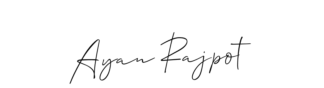 You can use this online signature creator to create a handwritten signature for the name Ayan Rajpot. This is the best online autograph maker. Ayan Rajpot signature style 2 images and pictures png