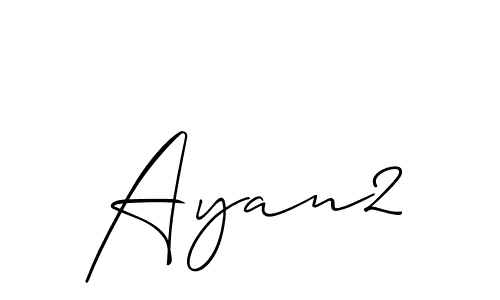 The best way (Allison_Script) to make a short signature is to pick only two or three words in your name. The name Ayan2 include a total of six letters. For converting this name. Ayan2 signature style 2 images and pictures png