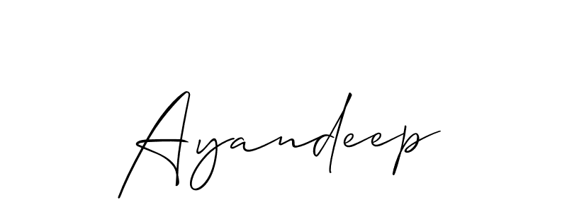 Make a short Ayandeep signature style. Manage your documents anywhere anytime using Allison_Script. Create and add eSignatures, submit forms, share and send files easily. Ayandeep signature style 2 images and pictures png