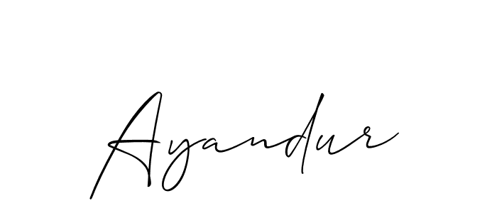 if you are searching for the best signature style for your name Ayandur. so please give up your signature search. here we have designed multiple signature styles  using Allison_Script. Ayandur signature style 2 images and pictures png