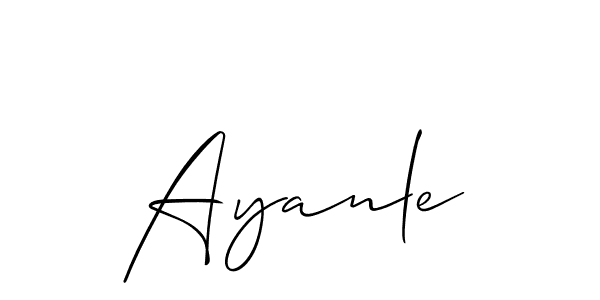 Similarly Allison_Script is the best handwritten signature design. Signature creator online .You can use it as an online autograph creator for name Ayanle. Ayanle signature style 2 images and pictures png