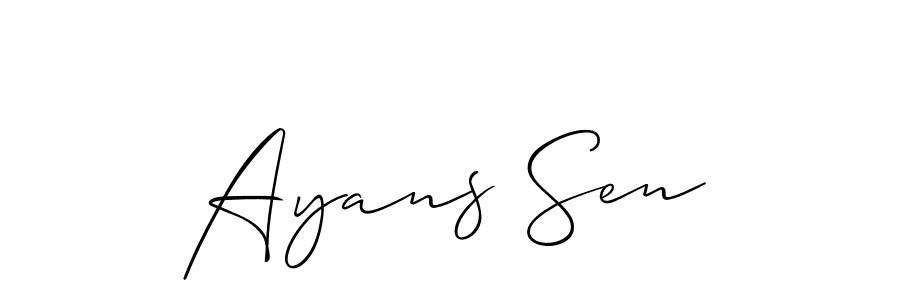 This is the best signature style for the Ayans Sen name. Also you like these signature font (Allison_Script). Mix name signature. Ayans Sen signature style 2 images and pictures png