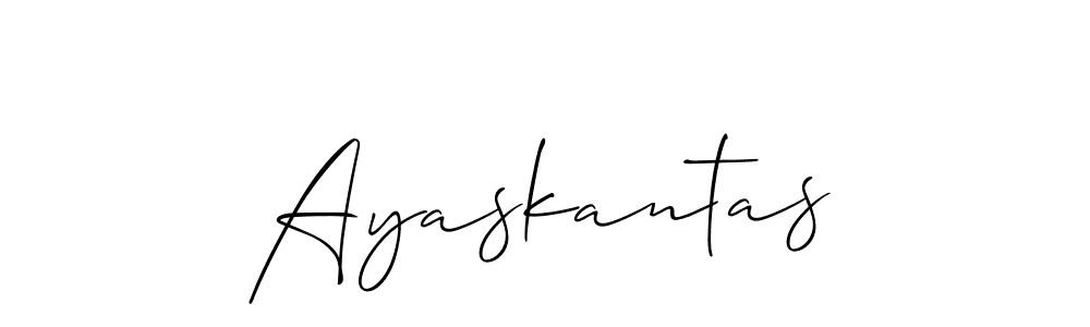 Best and Professional Signature Style for Ayaskantas. Allison_Script Best Signature Style Collection. Ayaskantas signature style 2 images and pictures png