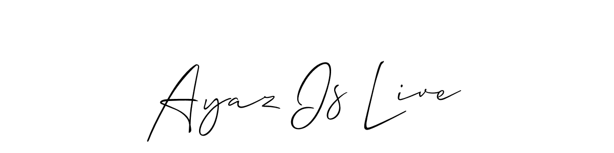 Best and Professional Signature Style for Ayaz Is Live. Allison_Script Best Signature Style Collection. Ayaz Is Live signature style 2 images and pictures png