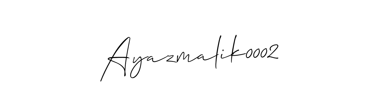 The best way (Allison_Script) to make a short signature is to pick only two or three words in your name. The name Ayazmalik0002 include a total of six letters. For converting this name. Ayazmalik0002 signature style 2 images and pictures png