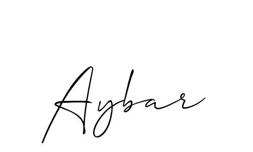 The best way (Allison_Script) to make a short signature is to pick only two or three words in your name. The name Aybar include a total of six letters. For converting this name. Aybar signature style 2 images and pictures png