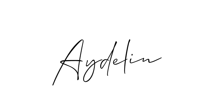 Also we have Aydelin name is the best signature style. Create professional handwritten signature collection using Allison_Script autograph style. Aydelin signature style 2 images and pictures png
