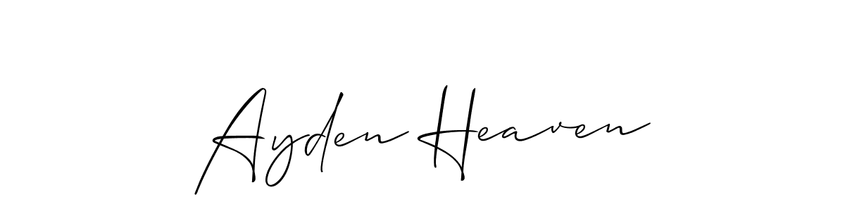 Here are the top 10 professional signature styles for the name Ayden Heaven. These are the best autograph styles you can use for your name. Ayden Heaven signature style 2 images and pictures png
