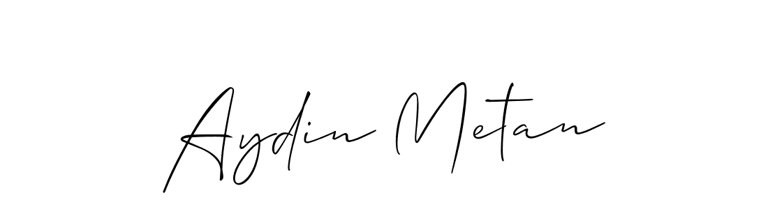 if you are searching for the best signature style for your name Aydin Metan. so please give up your signature search. here we have designed multiple signature styles  using Allison_Script. Aydin Metan signature style 2 images and pictures png