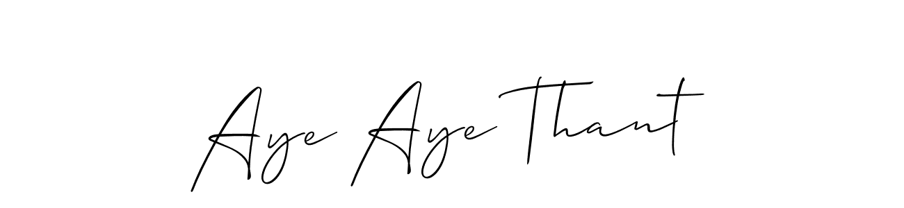 Make a beautiful signature design for name Aye Aye Thant. Use this online signature maker to create a handwritten signature for free. Aye Aye Thant signature style 2 images and pictures png