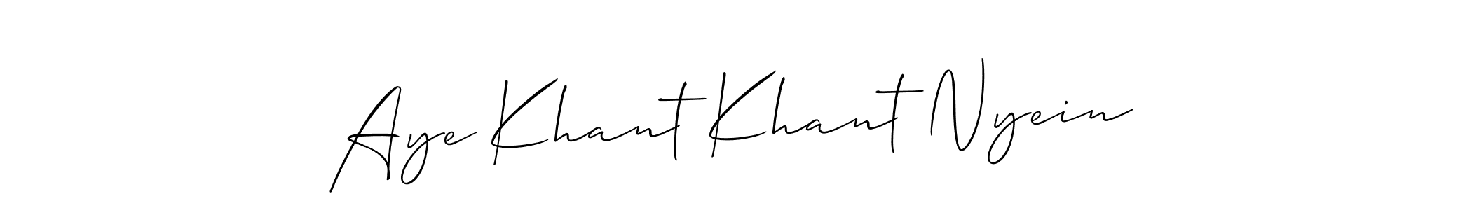 Make a beautiful signature design for name Aye Khant Khant Nyein. Use this online signature maker to create a handwritten signature for free. Aye Khant Khant Nyein signature style 2 images and pictures png