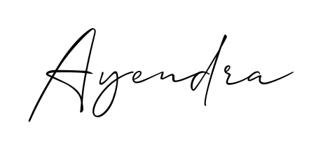 Also You can easily find your signature by using the search form. We will create Ayendra name handwritten signature images for you free of cost using Allison_Script sign style. Ayendra signature style 2 images and pictures png