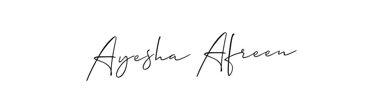 Ayesha Afreen stylish signature style. Best Handwritten Sign (Allison_Script) for my name. Handwritten Signature Collection Ideas for my name Ayesha Afreen. Ayesha Afreen signature style 2 images and pictures png