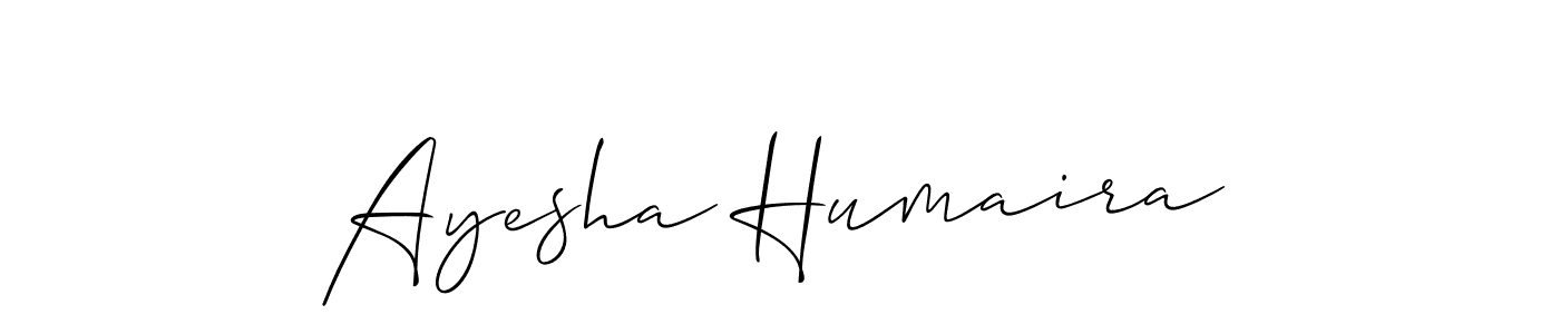 This is the best signature style for the Ayesha Humaira name. Also you like these signature font (Allison_Script). Mix name signature. Ayesha Humaira signature style 2 images and pictures png