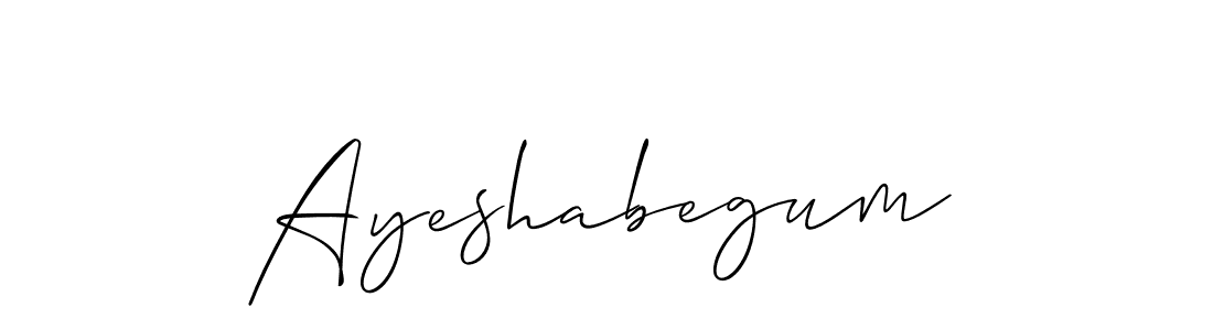 Make a beautiful signature design for name Ayeshabegum. Use this online signature maker to create a handwritten signature for free. Ayeshabegum signature style 2 images and pictures png