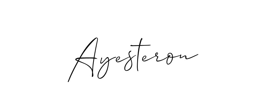 Here are the top 10 professional signature styles for the name Ayesteron. These are the best autograph styles you can use for your name. Ayesteron signature style 2 images and pictures png
