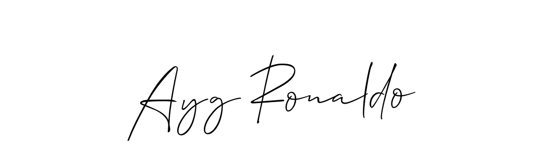 Make a beautiful signature design for name Ayg Ronaldo. Use this online signature maker to create a handwritten signature for free. Ayg Ronaldo signature style 2 images and pictures png