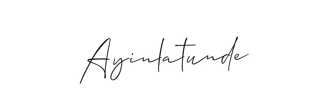 if you are searching for the best signature style for your name Ayinlatunde. so please give up your signature search. here we have designed multiple signature styles  using Allison_Script. Ayinlatunde signature style 2 images and pictures png