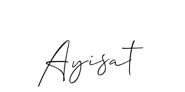 Make a beautiful signature design for name Ayisat. Use this online signature maker to create a handwritten signature for free. Ayisat signature style 2 images and pictures png