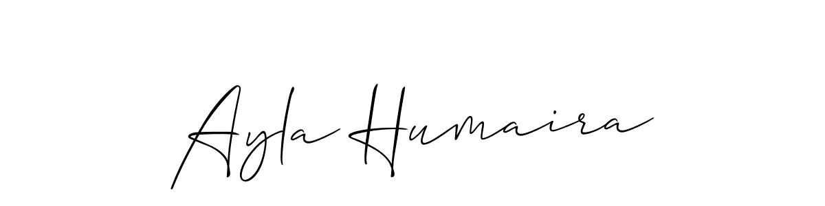 See photos of Ayla Humaira official signature by Spectra . Check more albums & portfolios. Read reviews & check more about Allison_Script font. Ayla Humaira signature style 2 images and pictures png