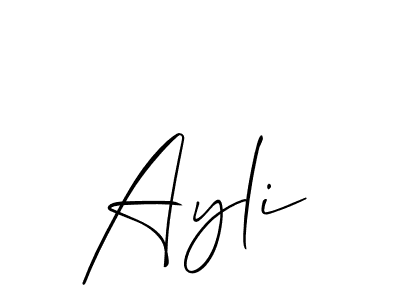 You can use this online signature creator to create a handwritten signature for the name Ayli. This is the best online autograph maker. Ayli signature style 2 images and pictures png