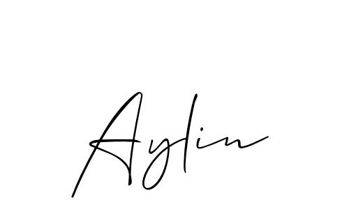 It looks lik you need a new signature style for name Aylin. Design unique handwritten (Allison_Script) signature with our free signature maker in just a few clicks. Aylin signature style 2 images and pictures png