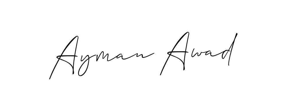 Once you've used our free online signature maker to create your best signature Allison_Script style, it's time to enjoy all of the benefits that Ayman Awad name signing documents. Ayman Awad signature style 2 images and pictures png