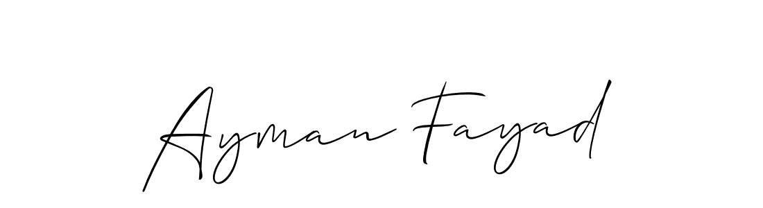This is the best signature style for the Ayman Fayad name. Also you like these signature font (Allison_Script). Mix name signature. Ayman Fayad signature style 2 images and pictures png