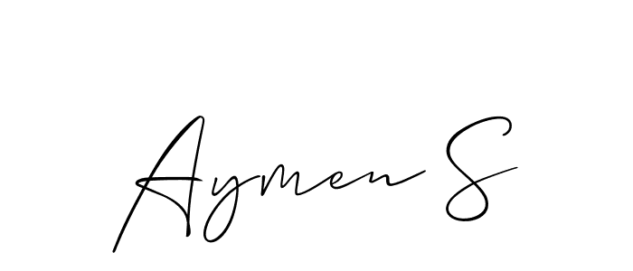 This is the best signature style for the Aymen S name. Also you like these signature font (Allison_Script). Mix name signature. Aymen S signature style 2 images and pictures png
