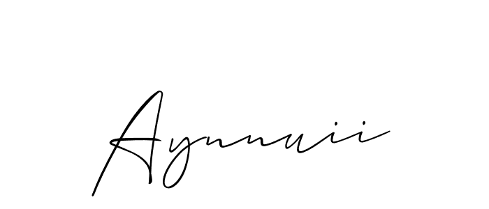 Aynnuii stylish signature style. Best Handwritten Sign (Allison_Script) for my name. Handwritten Signature Collection Ideas for my name Aynnuii. Aynnuii signature style 2 images and pictures png