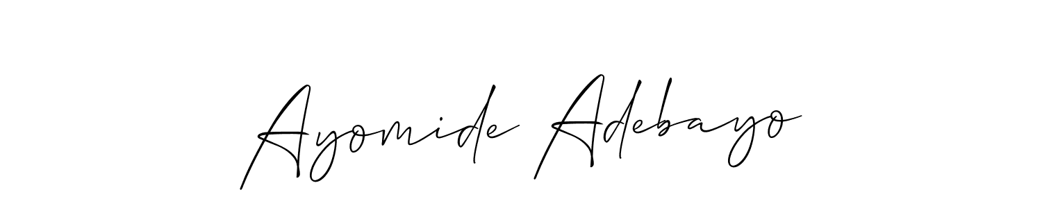 This is the best signature style for the Ayomide Adebayo name. Also you like these signature font (Allison_Script). Mix name signature. Ayomide Adebayo signature style 2 images and pictures png