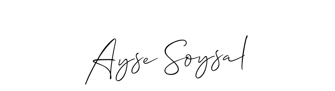 Similarly Allison_Script is the best handwritten signature design. Signature creator online .You can use it as an online autograph creator for name Ayse Soysal. Ayse Soysal signature style 2 images and pictures png