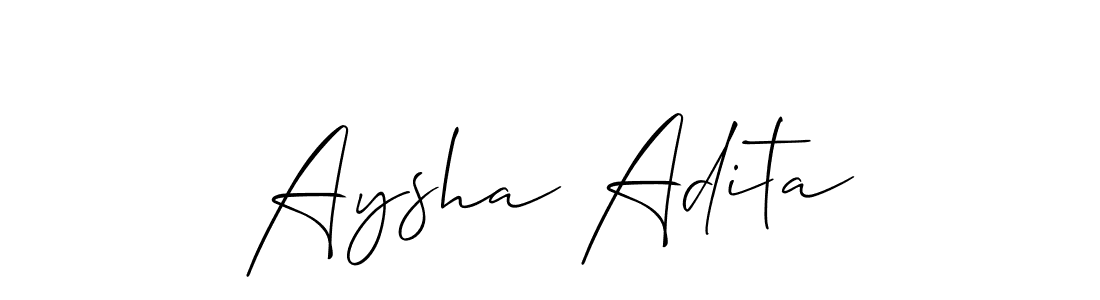 See photos of Aysha Adita official signature by Spectra . Check more albums & portfolios. Read reviews & check more about Allison_Script font. Aysha Adita signature style 2 images and pictures png