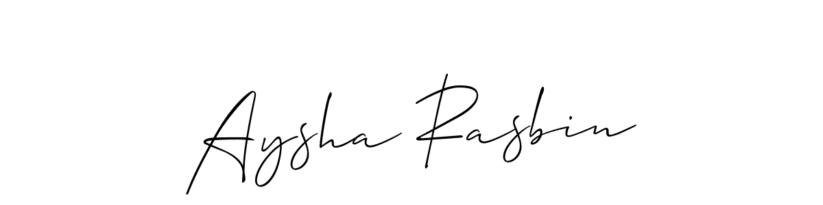 if you are searching for the best signature style for your name Aysha Rasbin. so please give up your signature search. here we have designed multiple signature styles  using Allison_Script. Aysha Rasbin signature style 2 images and pictures png