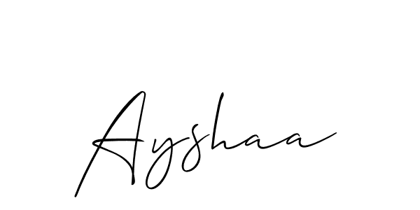 Allison_Script is a professional signature style that is perfect for those who want to add a touch of class to their signature. It is also a great choice for those who want to make their signature more unique. Get Ayshaa name to fancy signature for free. Ayshaa signature style 2 images and pictures png