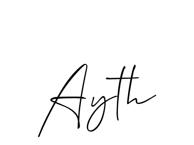 Make a beautiful signature design for name Ayth. Use this online signature maker to create a handwritten signature for free. Ayth signature style 2 images and pictures png