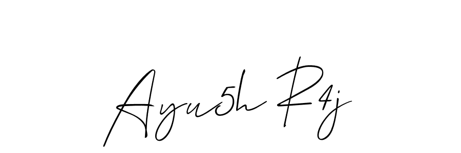 You can use this online signature creator to create a handwritten signature for the name Ayu5h R4j. This is the best online autograph maker. Ayu5h R4j signature style 2 images and pictures png