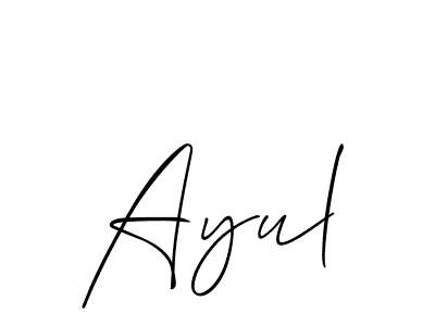 Check out images of Autograph of Ayul name. Actor Ayul Signature Style. Allison_Script is a professional sign style online. Ayul signature style 2 images and pictures png