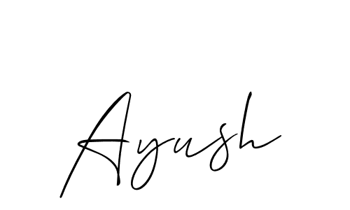 if you are searching for the best signature style for your name Ayush. so please give up your signature search. here we have designed multiple signature styles  using Allison_Script. Ayush signature style 2 images and pictures png