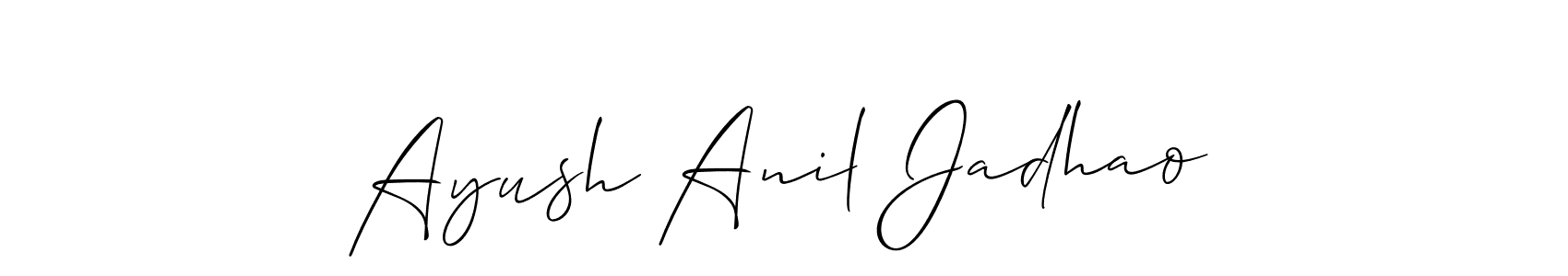 Once you've used our free online signature maker to create your best signature Allison_Script style, it's time to enjoy all of the benefits that Ayush Anil Jadhao name signing documents. Ayush Anil Jadhao signature style 2 images and pictures png