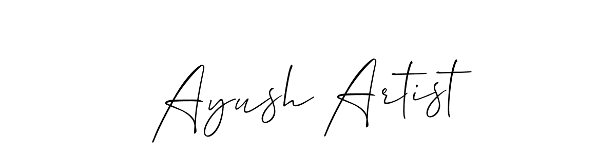 if you are searching for the best signature style for your name Ayush Artist. so please give up your signature search. here we have designed multiple signature styles  using Allison_Script. Ayush Artist signature style 2 images and pictures png